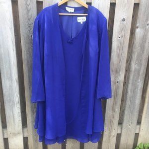 Michel Antoni vintage blue dress & jacket - 24W